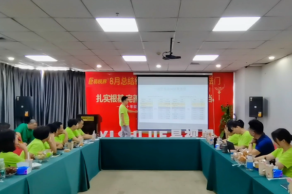 易视界举行了月管理层会议