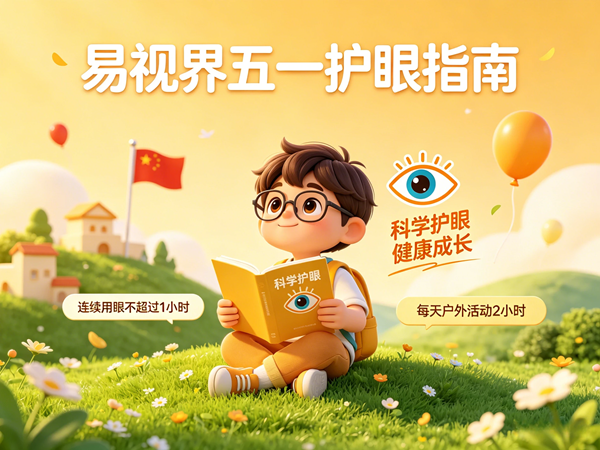 五一假期护眼指南 青少年视力保护，别在这个小长假“掉队”