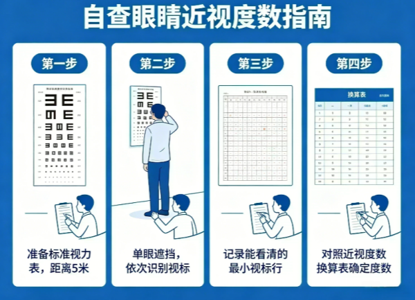 怎么自查眼睛近视度数 易视界视光中心